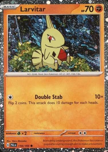 Larvitar (110/193) - SV: Paldea Evolved Cosmos Holo (Single Card)
