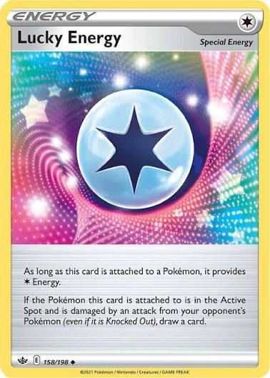 Lucky Energy (158/198) - Sword & Shield: Chilling Reign (Single Card)