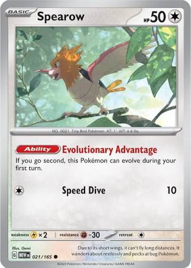 Spearow (021/165) - SV: 151 (Single Card)