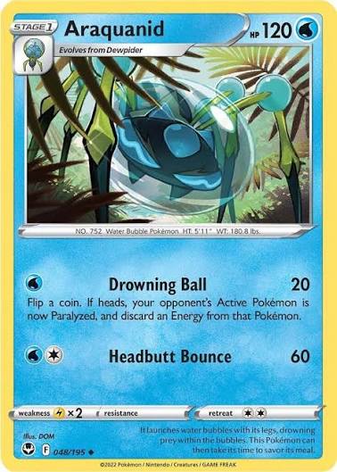 Araquanid (048/195) - SWSH: Silver Tempest
