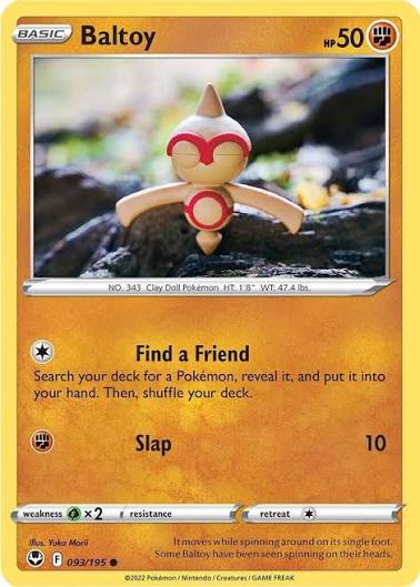 Baltoy (093/195) - SWSH: Silver Tempest (Single Card)