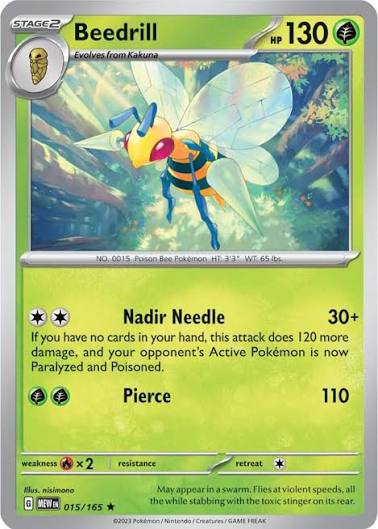 Beedrill (015/165) - SV: 151 (Single Card)