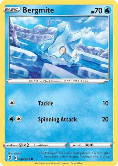Bergmite (044/203) - SWSH: Evolving Skies (Single Card)