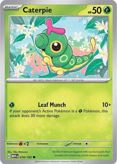 Caterpie (010/165) - SV: 151 (Single Card)