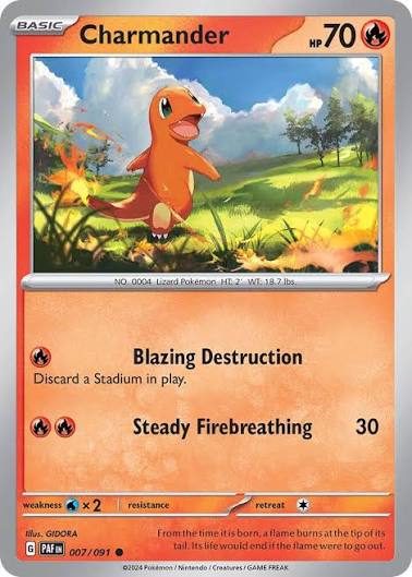 Charmander (007/091) - SV: Paldean Fates (Single Card)