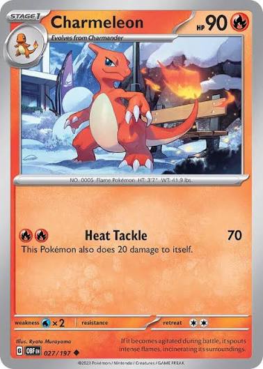 Charmeleon (027/197) - SV: Obsidian Flames (Single Card)