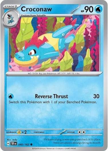 Croconaw (040/162) - SV: Temporal Forces (Single Card)
