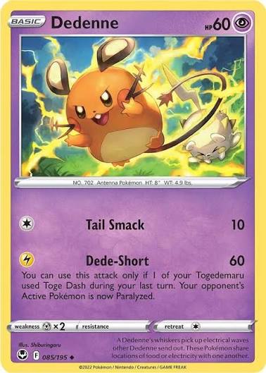 Dedenne (085/195) - SWSH: Silver Tempest (Single Card)