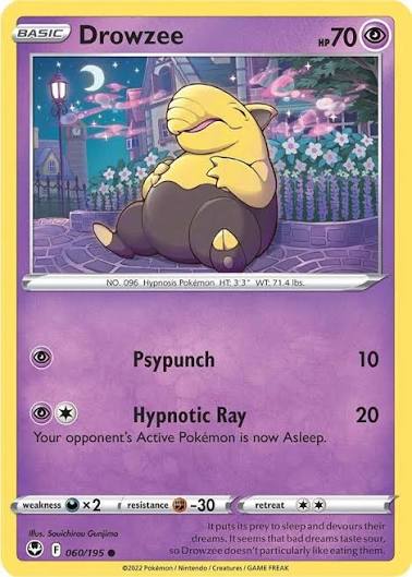 Drowzee (060/195) - SWSH: Silver Tempest