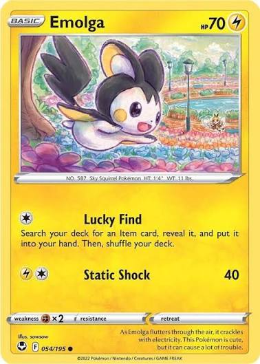 Emolga (054/195) - SWSH: Silver Tempest