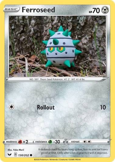 Ferroseed (130/202) - Sword & Shield Base Set (Single Card)