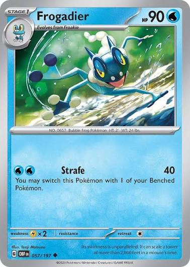 Frogadier (057/197) - SV: Obsidian Flames (Single Card)
