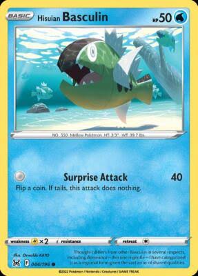 Hisuian Basculin (044/196) - SWSH: Lost Origin (Single Card)