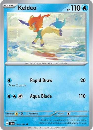 Keldeo (044/162) - SV: Temporal Forces (Single Card)