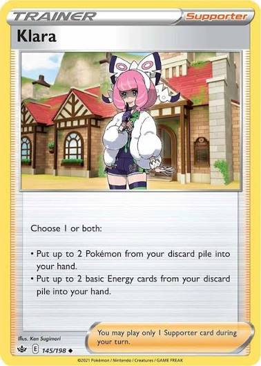 Klara (145/198) - SWSH: Chilling Reign (Single Card)