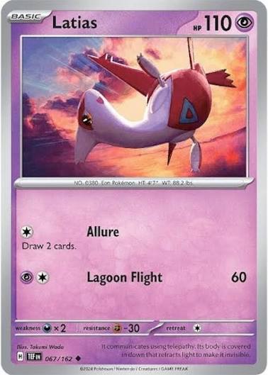Latias (067/162) - SV: Temporal Forces (Single Card)