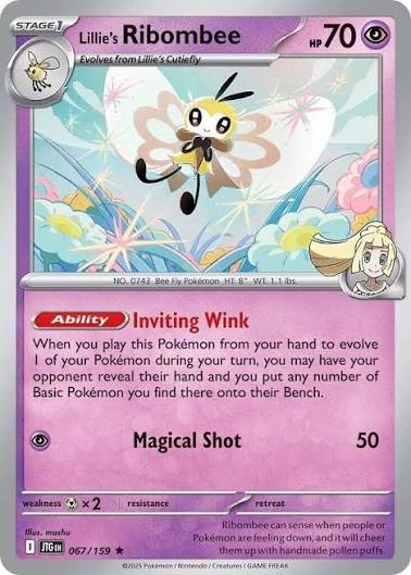 Lillie's Ribombee (067/159) Holo - SV: Journey Together