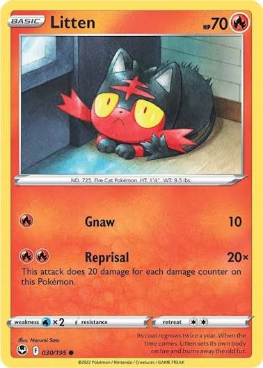 Litten (030/195) - SWSH: Silver Tempest