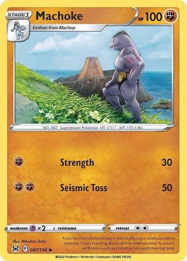 Machoke (087/196) - SWSH: Lost Origin (Single Card)