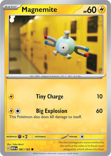 Magnemite (081/165) - SV: 151 (Single Card)