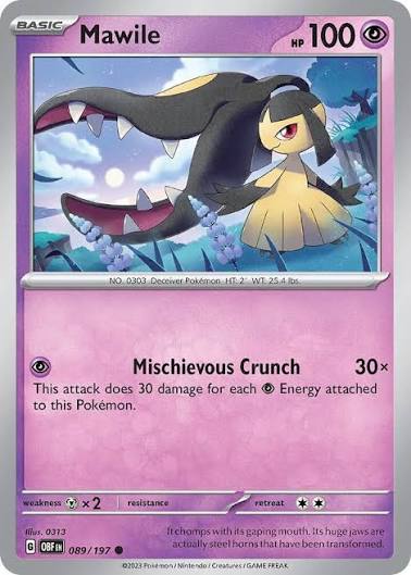 Mawile (089/197) - SV: Obsidian Flames (Single Card)