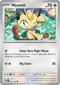 Meowth (052/165) - SV: 151 (Single Card)