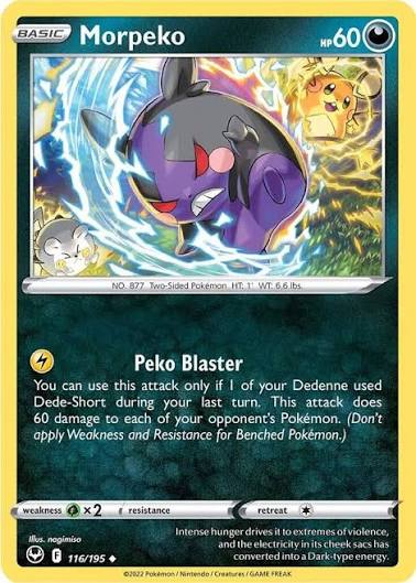 Morpeko (116/195) - SWSH: Silver Tempest (Single Card)