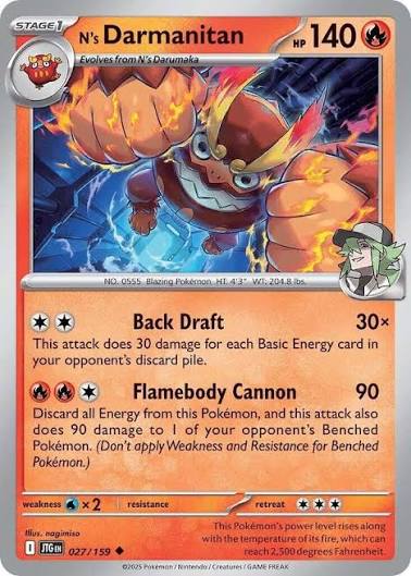 N's Darmanitan (027/159) - SV: Journey Together