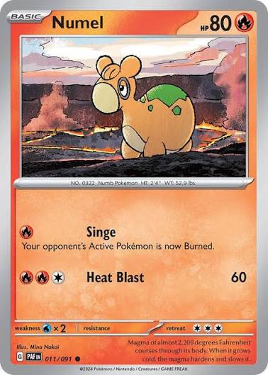 Numel (011/091) - SV: Paldean Fates (Single Card)