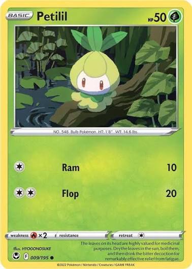 Petilil (009/195) - SWSH: Silver Tempest