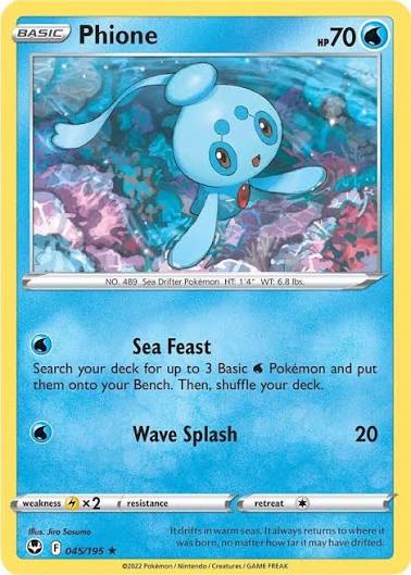 Phione (045/195) - SWSH: Silver Tempest