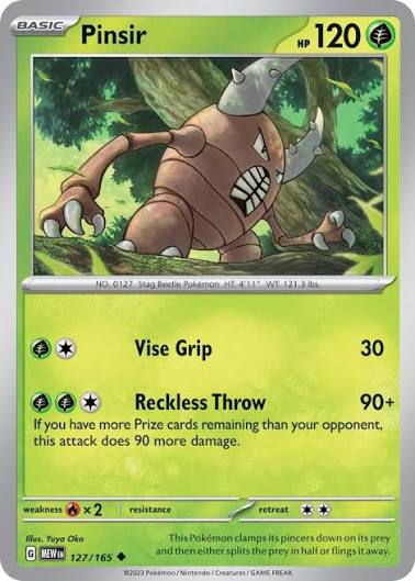 Pinsir (127/165) - SV: 151 (Single Card)