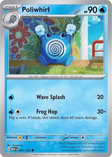 Poliwhirl (061/165) - SV: 151 (Single Card)
