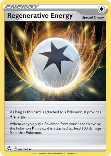 Regenerative Energy (168/195) - SWSH: Silver Tempest (Single Card)