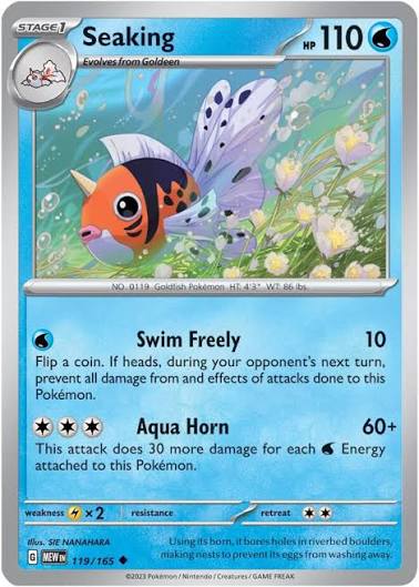 Seaking (119/165) - SV: 151 (Single Card)