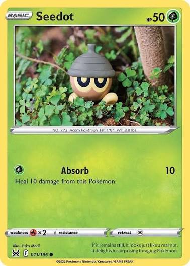 Seedot (011/196) - SWSH: Lost Origin (Single Card)
