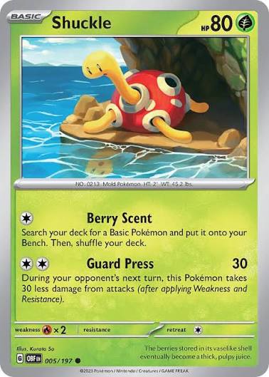 Shuckle (005/197) - SV: Obsidian Flames (Single Card)