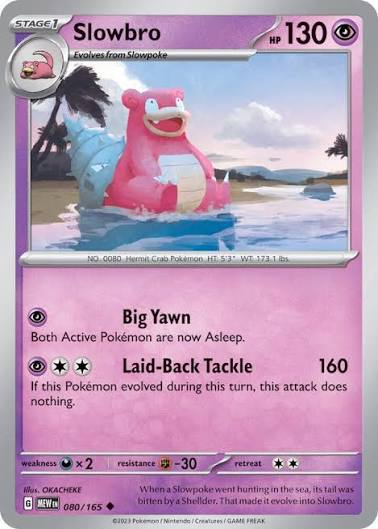 Slowbro (080/165) - SV: 151 (Single Card)