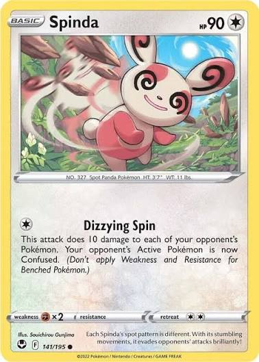 Spinda (141/195) - SWSH: Silver Tempest (Single Card)