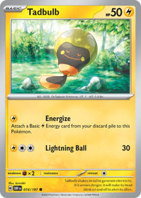 Tadbulb (074/197) - SV: Obsidian Flames (Single Card)