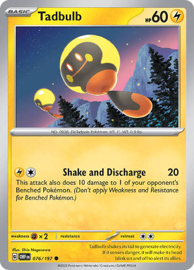 Tadbulb (076/197) - SV: Obsidian Flames (Single Card)
