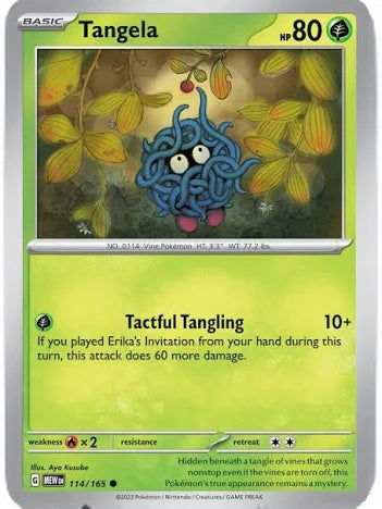 Tangela (114/165) - SV: 151 (Single Card)
