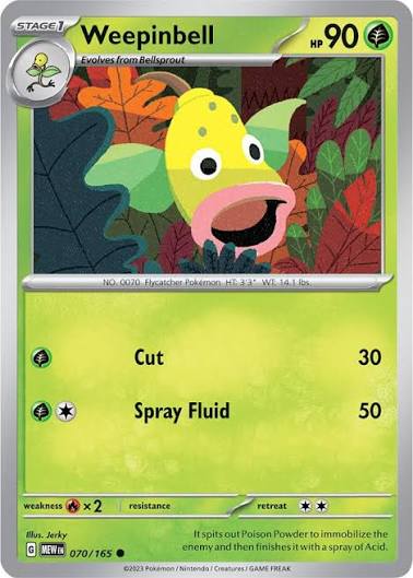 Weepinbell (070/165) - SV: 151 (Single Card)