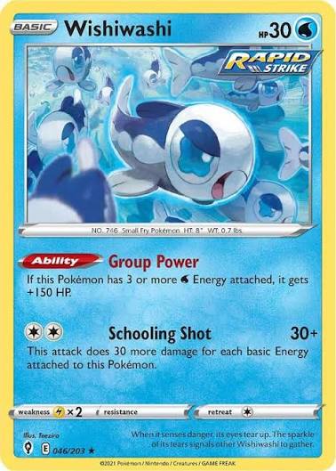Wishiwashi (046/203) - SWSH: Evolving Skies (Single Card)
